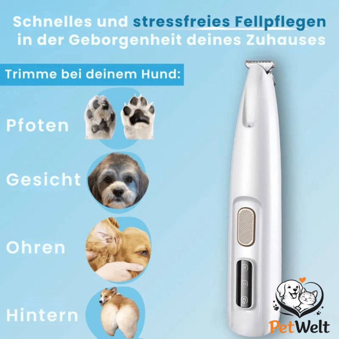 PetWelt™ PawTrim Pro™ - Schmerzfreie Pfotenpflege in Sekundenschnelle